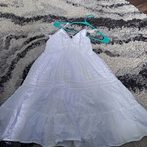 Charming White Kids Dress